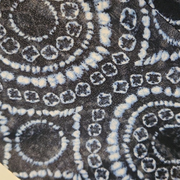 MK Navy & White Beaded Sheer tunic - Picture 4 of 8